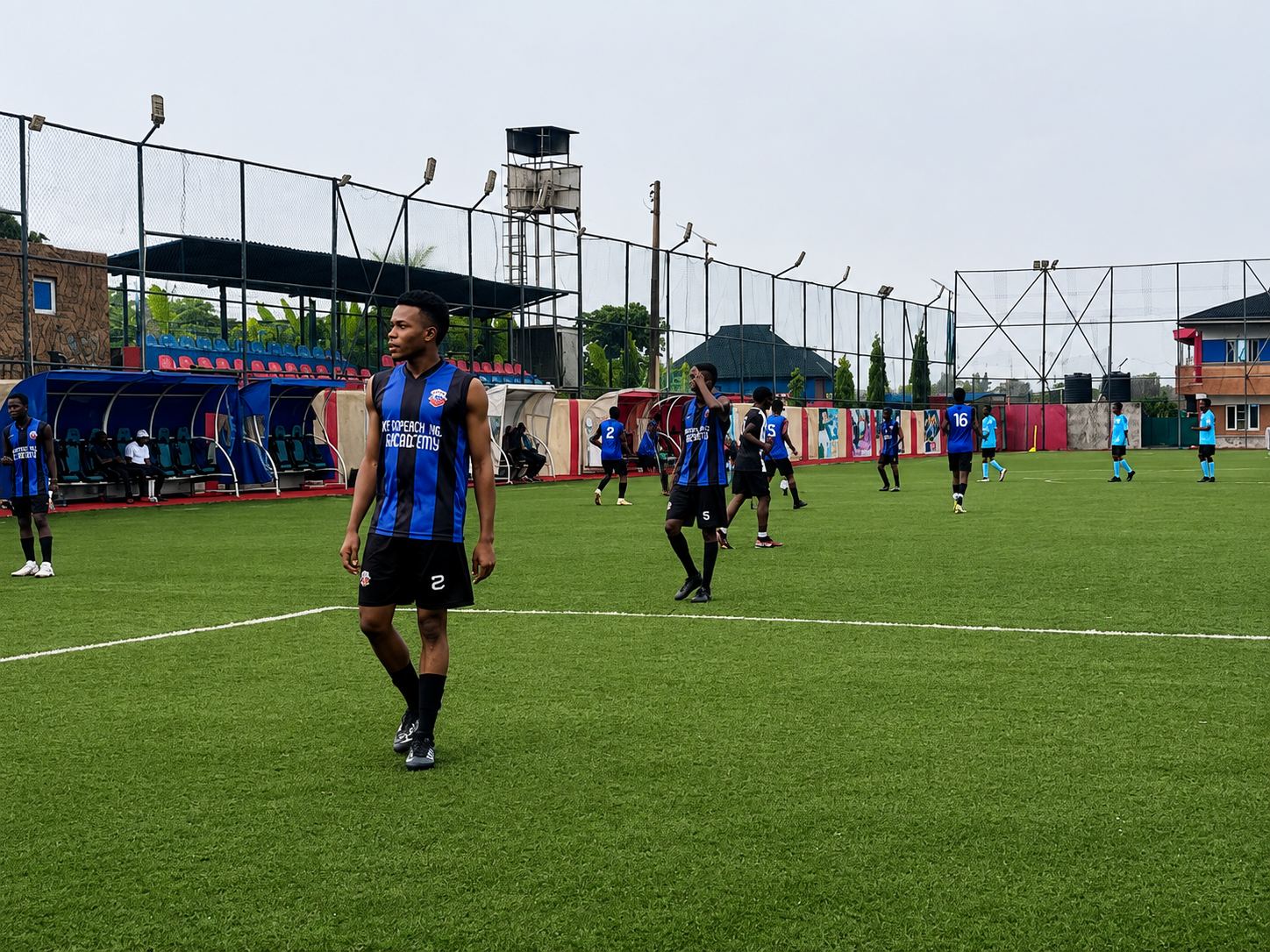 KEDOPEACH player on the training ground